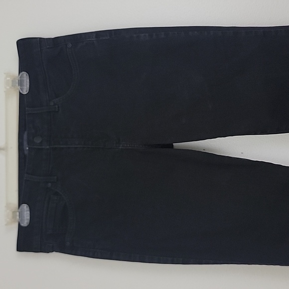 NYDJ Black Marilyn Straight Lift Tuck Black Jeans 32 X 28.5 Womens 10 - Picture 2 of 16